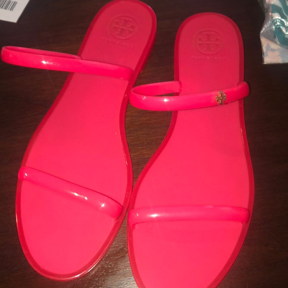 Tory Burch sandals.
